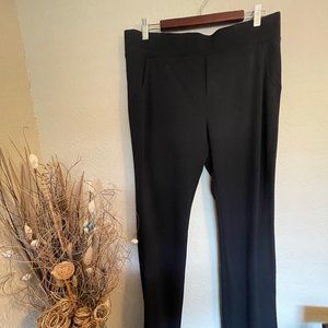 Ladies Black Stretch Work Pants - Size L